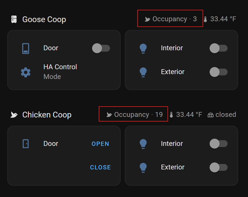 Google Gemini powered Coop Presence/Door Control
